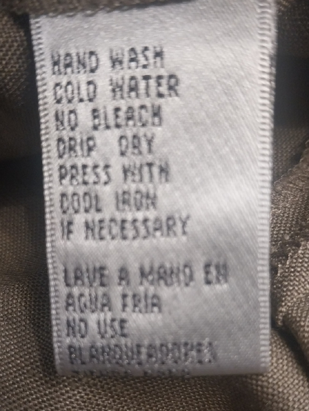 Nine & Co NWT Vintage Women's Size 16 Linen Rayon Tank Top Thyme Green Relaxed - Picture 5 of 8